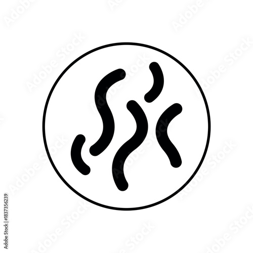 Icon a parasite, isolated against a clean background.