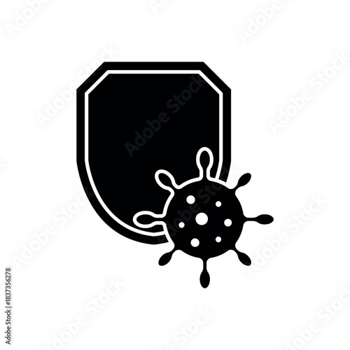 Icon a antiviral, isolated against a clean background.