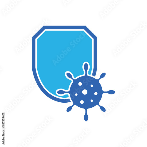 Icon a antiviral, isolated against a clean background.
