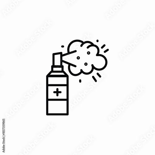 antiperspirant hygiene icon sign vector