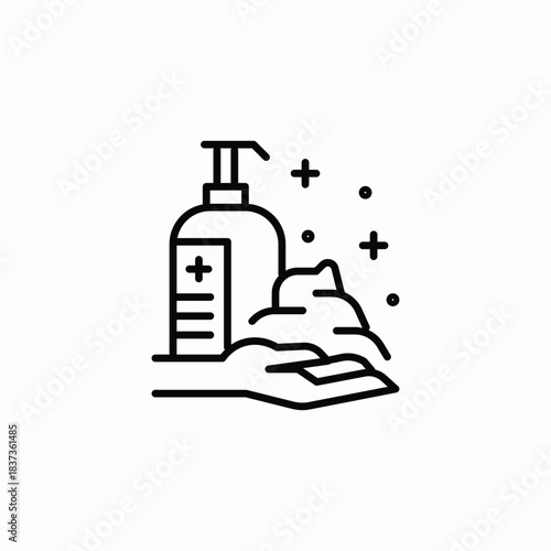 shaving foam icon sign vector