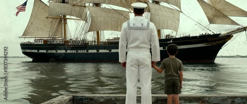 Anchored Hearts A Sailor’S Homecoming On The Horizon Of Hope