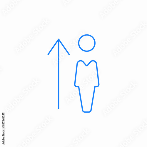 personal promotion icon sign vector