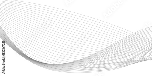 technology flow tech transparent line stripe energy connection web music and sound, Vector minimal seamless lines wavy pattern, abstract black wave lines on white background.