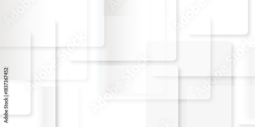 White color technology concept geometric line vector background, abstract stage in elegant futuristic, Seamless vector background, abstract geometric technological background.	
