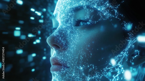 Artificial Intelligence Cyber Mind Processing Vast