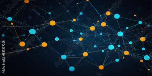 Abstract technology science background. 3d vector illustration.