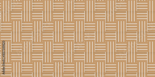  Futuristic minimal textile background. Modern design vector pattern. Seamless pattern with square fabric geometric pattern. Abstract ornament maze design.