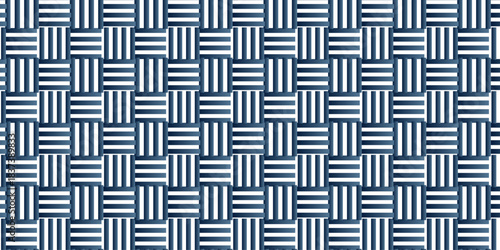  Futuristic minimal textile background. Modern design vector pattern. Seamless pattern with square fabric geometric pattern. Abstract ornament maze design.
