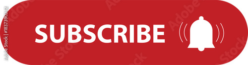 Modern Vector Subscribe Button Icon Set For Video Streaming Social Media And Website Design