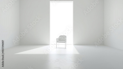Minimal white chair design
Clean aesthetic concept focusing on balance and simplicity