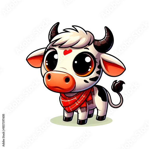 funny cow cartoon