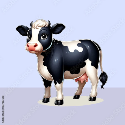 funny cow cartoon