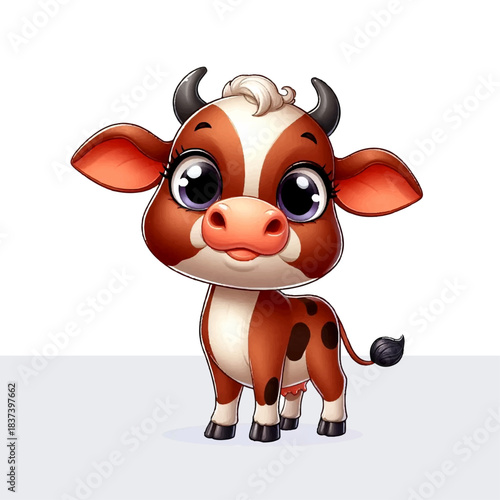 funny cow cartoon
