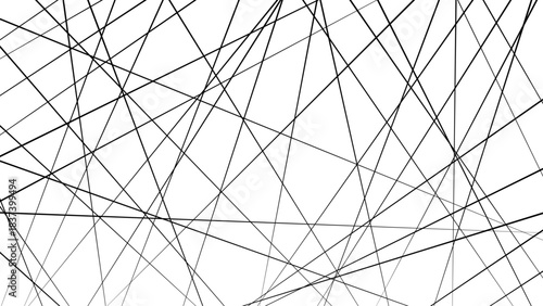 Random geometric line pattern on a transparent background. Random line low poly pattern. abstract seamless line vector. Random chaotic lines abstract geometric patterns of modern design.