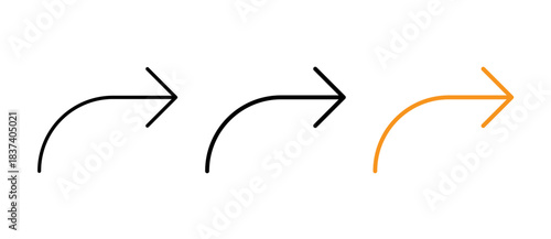 Share Arrow Icon send symbol, social sharing, communication, stroke filled and colored icon set.