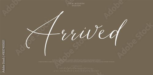 A tall, sleek, handwritten script with elegant thin lines and an upscale signature aesthetic.