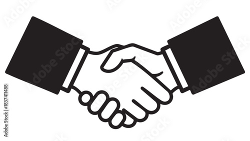handshake vector illustration