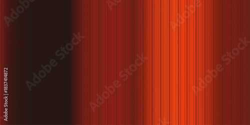 Elegant red velvet theater stage backdrop with abstract lines and light texture pattern