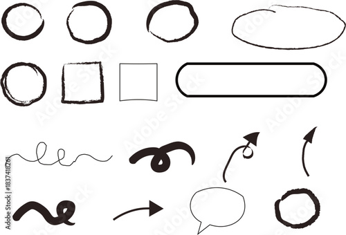 A group of Brush Effects for Illustration