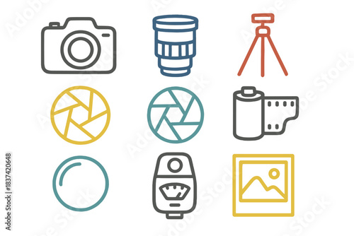 Photography equipment and tools for capturing images displayed in a graphic layout