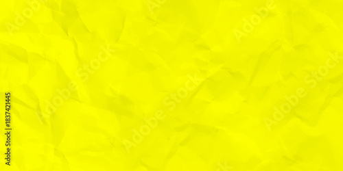 abstract yellow background. yellow paper cardboard texture background. crumpled yellow paper