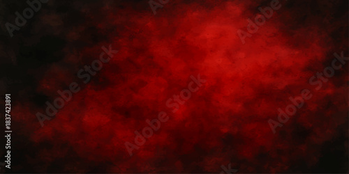 Abstract fiery texture of smoke and light on a dark grunge backdrop