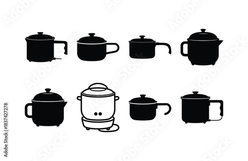 travel cooker solid silhouette set