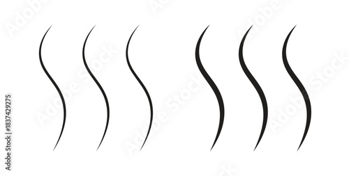 Heat icons pack. icon for web design isolated on white background