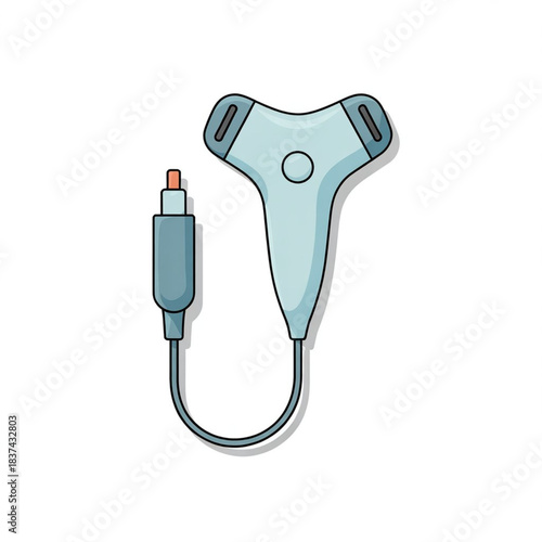 Handheld Ultrasound Probe Vector