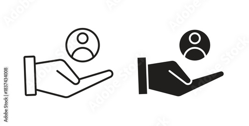 Retention icons pack. icon for web design isolated on white background