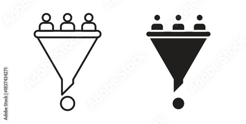 sales conversion icons pack. icon for web design isolated on white background
