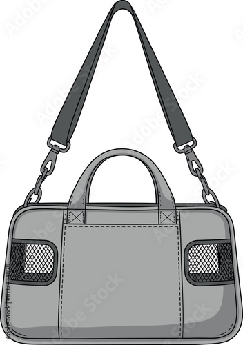 Pet, carrier, bag, vector, illustration, sketch, outline, fashion, gear, durable, ergonomic, structured, silhouette, layout, design, accessory, mesh, strap, pocket, ventilation, portable