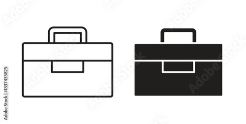 Toolbox icons pack. icon for web design isolated on white background