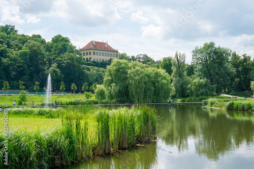 Photography Stromovka park in Prague, Czech Republic