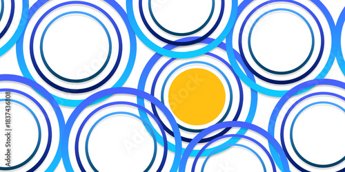 Abstract geometric circular pattern background for illustration