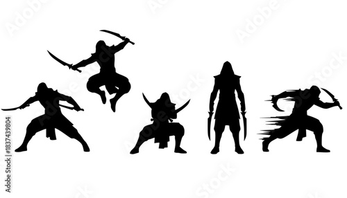 Anti-Mage Dota 2 Silhouette Vector