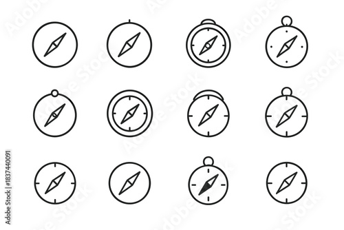 Arrow vector flat ring shadow icons frame curve outline icon hinge arc