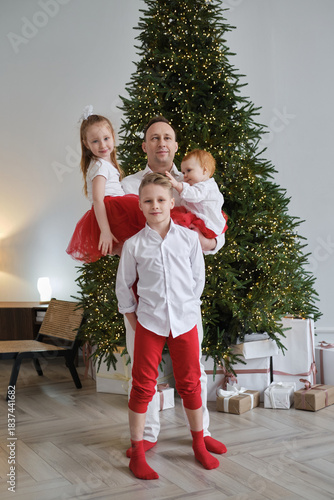 Family joy and festive spirit shine brightly during Christmas celebration