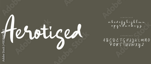 A modern, flowing script with a soft, organic feel. It’s bold yet elegant, perfect for designs that require a dynamic touch.