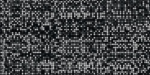 Light multicolor background, black and white vector texture with circles. Splash effect banner. Glitter silver dot abstract illustration with blurred drops of rain. Pattern for banner, poster, card.