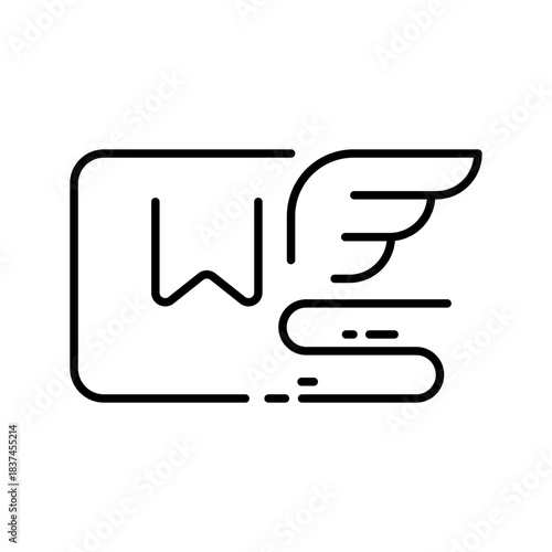 Workflow vector icon, editable line icon in outline style for process management