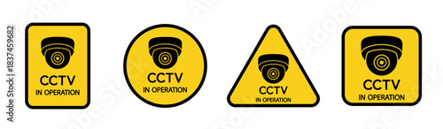 Camera icon. Cctv icons. Security camera vector set. Video camera icon.
