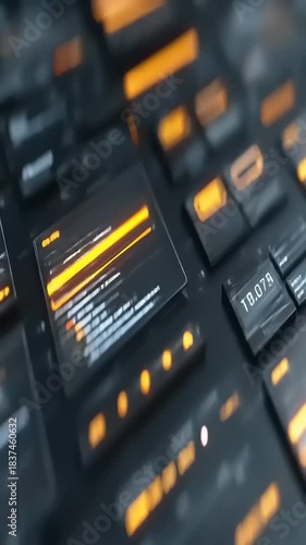 Abstract Digital Data Flow and Code Visualization.