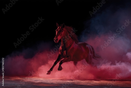 Symbol of strength and prosperity, the red horse celebrates Chinese New Year 2026 with grace and power