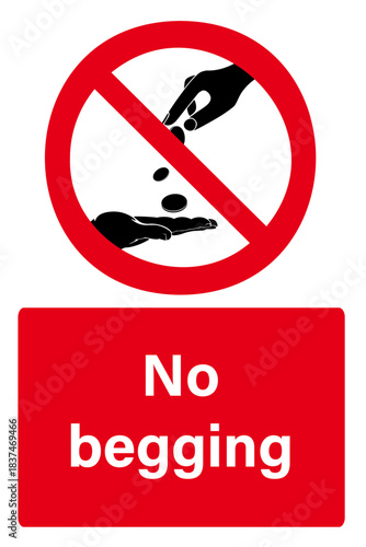 No begging
