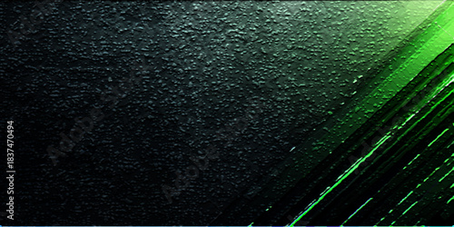 Abstract fiber optics background with light spots and blue liquid drops texture