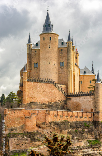 Alcazar of Segovia in Spain