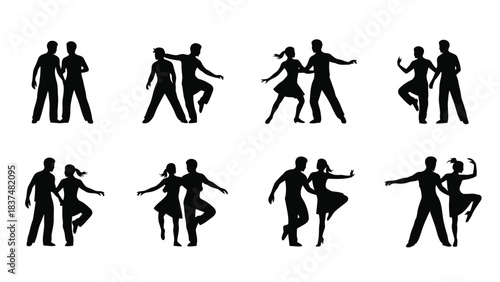 Hop Dance Step Icon Vector Illustration | Simple Dance Footwork Symbol | Step-by-Step Hop Movement Graphic