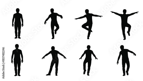 Hop Dance Step Icon Vector Illustration | Simple Dance Footwork Symbol | Step-by-Step Hop Movement Graphic